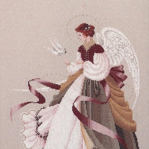 Angel Of Grace by Lavender & Lace Christmas Angel Collection Designer Marilyn Leavitt-Imblum 1995