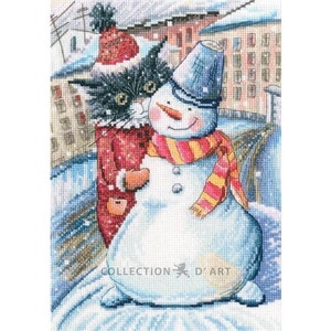 I make the world more beautiful... with my paws! by RTO There were cats collection Counted Cross Stitch Kit