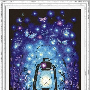 Magic light by Magic Needle. Counted cross stitch kit 2017