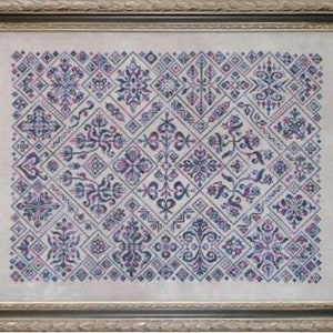 Cirque des Carreaux by Ink Circles. Counted cross stitch pattern