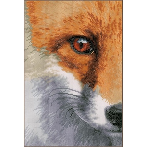 Fox by Lanarte Animal Collection Counted Cross Stitch Kit