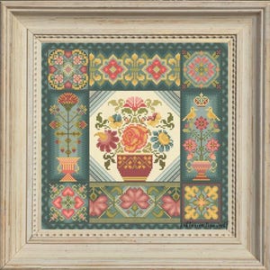 Aurora Summer Garden Sampler by MilleFleur 2023 Cross Stitch Pattern