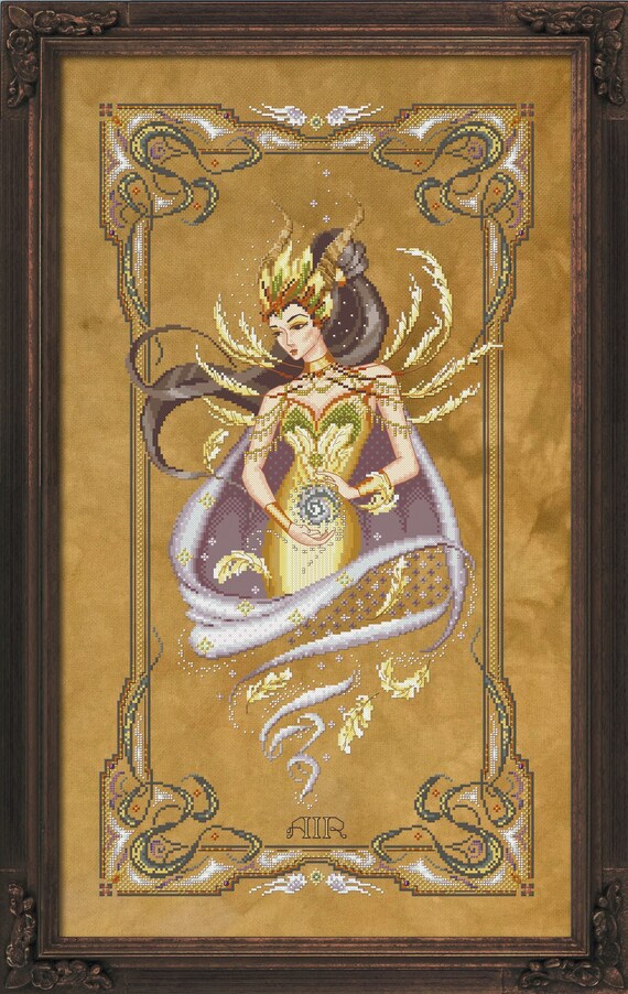 Arya, Elemental Queen of Air by Bella Filipina Designs 2021 - Etsy