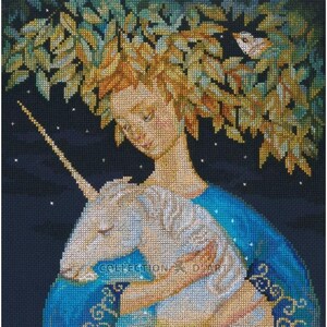 Gentle spirit by RTO FairyTales Collection Mystic design Сounted Cross Stitch Kit image 1