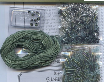 thumbnail image 2 of Mill Hill Beaded Tassel Cross Stitch Ornament Kit - Willow Design 2 of 13