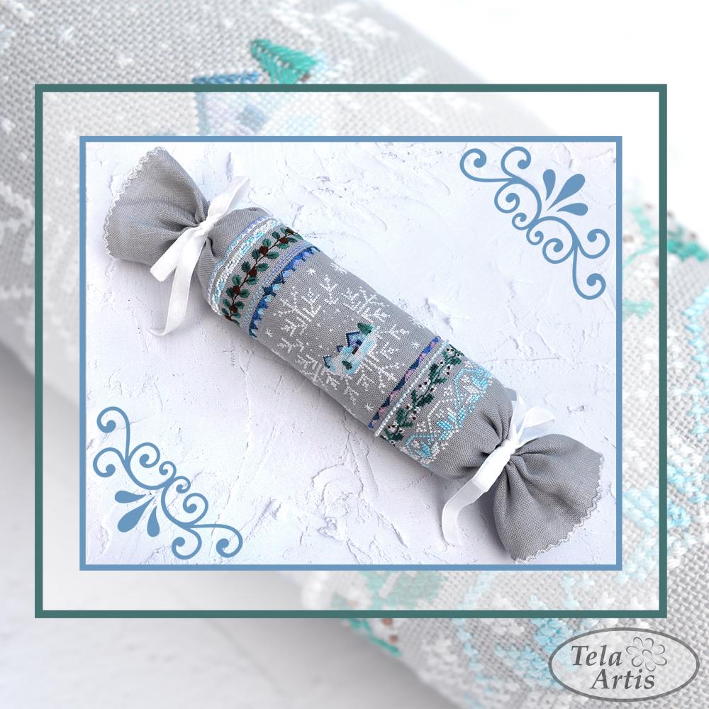Winter patterns Candy by Tela Artis Candies series Cross stitch embroidery kit