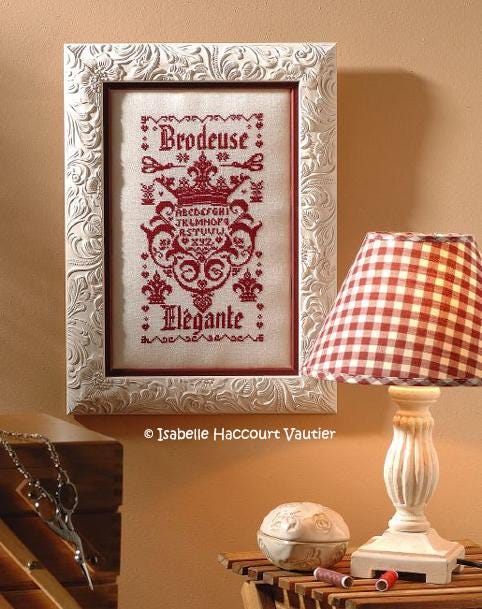 Brodeuse Elegante (elegant Embroiderer) by Isabelle Haccourt