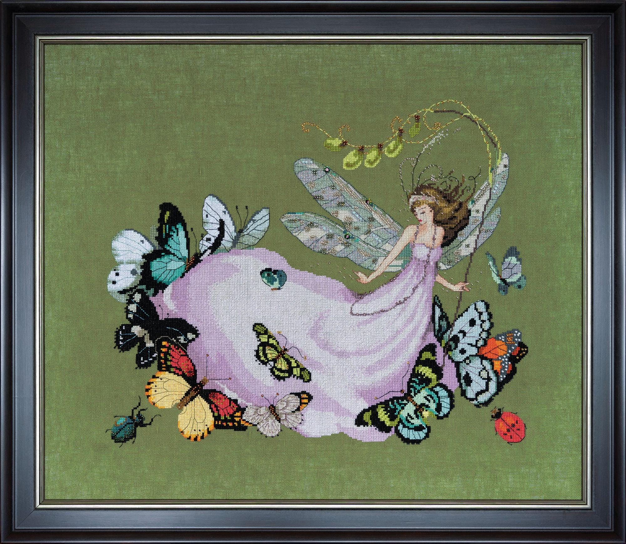 Delphine's Butterfly Brigade by Mirabilia Designs 2023 Counted
