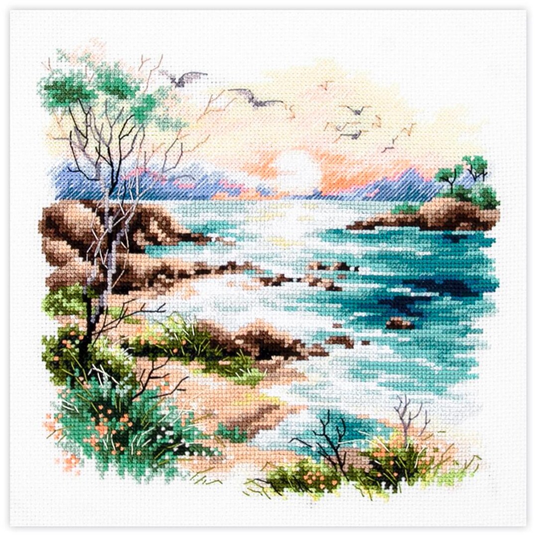 Sea Sunset by Magic Needle 2025 Counted Cross Stitch Kit - Etsy