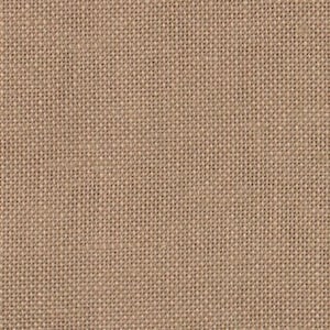 May include: A close-up of a natural brown burlap fabric with a woven texture.