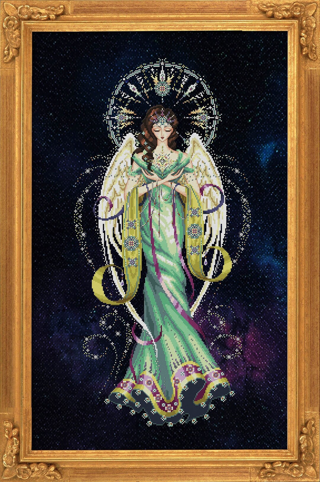 Tala, Deity of the Stars by Bella Filipina Designs. Cross Stitch 