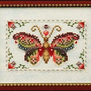 Flying Colors by Just Nan 2006 Cross stitch pattern and Embellishment Pack