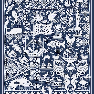 Fisherman’s Friends by Long Dog Samplers Counted cross stitch pattern