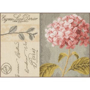 Hydrangea by Lanarte Home & Garden Collection Counted Cross Stitch Kit