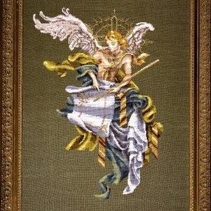 Archangel by Mirabilia Designs 2004 designer Nora Corbett Counted cross stitch pattern