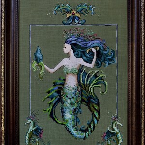 ブルービアーズ・プリンセス（ミラベラ）ミラビリア・デザインズ 2008 デザイナー ノラ・コーベット クロスステッチパターン、装飾パック