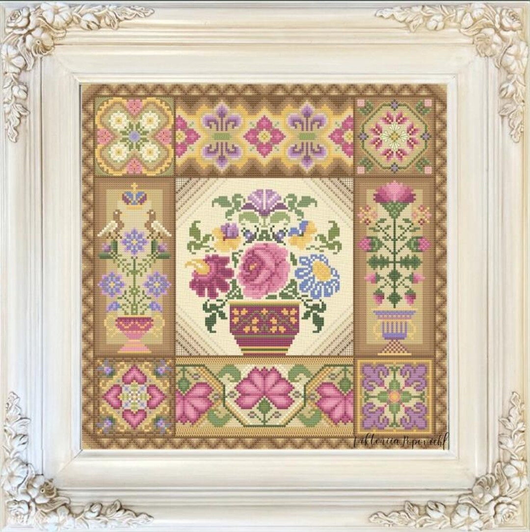 Meridian Summer Garden Sampler by Millefleur 2023 Cross Stitch Pattern ...