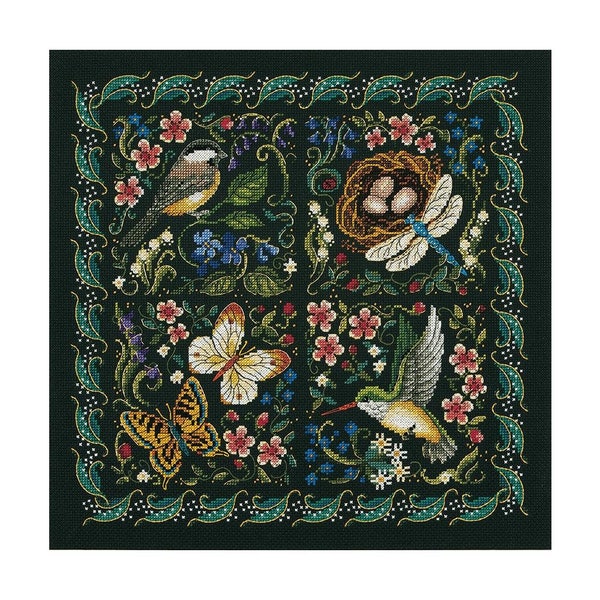 The Finery Of Nature by Dimensions Gold Collection 2001 Designer Pamela Silin-Palmer Counted Cross Stitch Kit