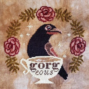 Gorgeous by The Artsy Housewife 2024 Primitive counted cross stich pattern