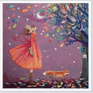 Wish tree by RTO. Fairytale Сounted Cross Stitch Kit 画像 1