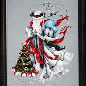 Winter White Santa by Mirabilia Designs 2009 Kreuzstichmuster, Embellishment Pack