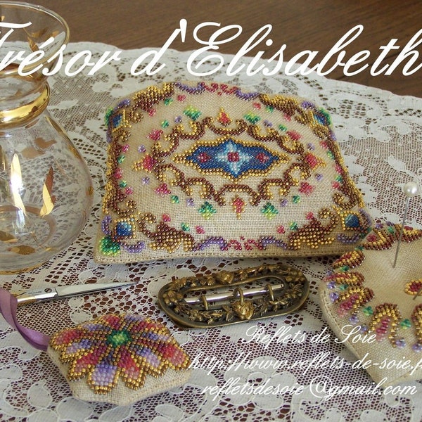 Tresor d'Elisabeth by Reflets de Soie Beaded mini-kit Release March 2015