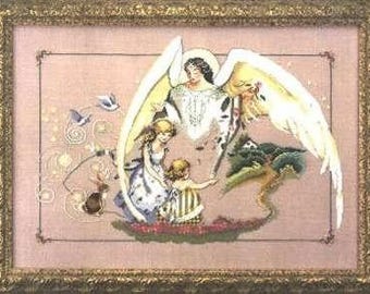 Guardian Angel by Mirabilia Designs 2003 Designer Nora Corbett Counted cross stitch pattern