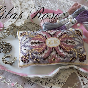 Lilas Rose by Reflets de Soie Beaded mini-kit Release March 2016