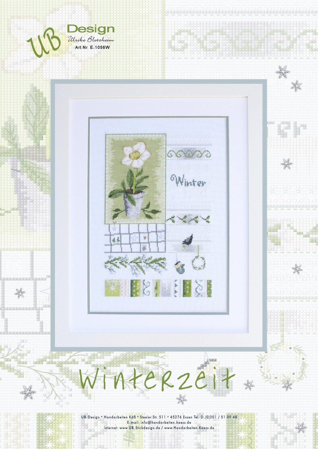 UB-Design（ドイツ）の「Winterzeit（冬時間）」クロスステッチ 