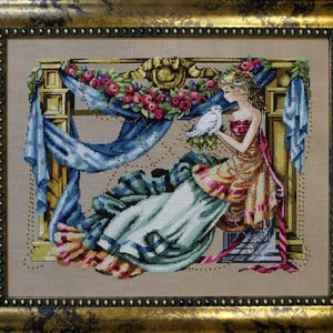 Athena (Goddess Of Wisdom) by Mirabilia Designs 2008 Counted cross stitch pattern, embellishment pack