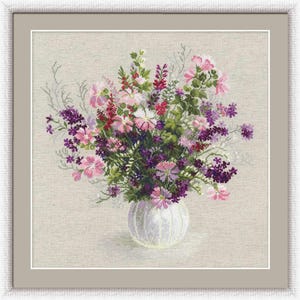 Summer Bouquet by Riolis 2008 Counted cross stitch kit