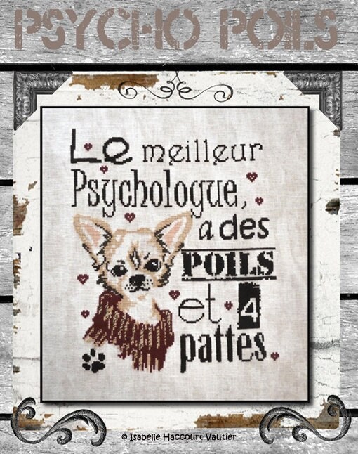 Psycho Hairs psycho Poils by Isabelle Haccourt Vautier. - Etsy Canada
