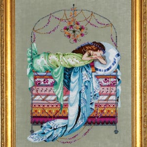 Sleeping Princess by Mirabilia Designs 2012 Kreuzstichmuster, Embellishment Pack