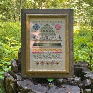 Vita Sampler by MilleFleur 2024 Cross Stitch Pattern, Embellishment Pack