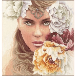 Enchanting Eyes by Lanarte 2021 Romance collection Counted Cross Stitch kit