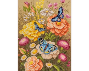 Comprar Set de Punto de Cruz Marjolein Bastin Cover me in Tulips Evenweave Fabri, € 58,69