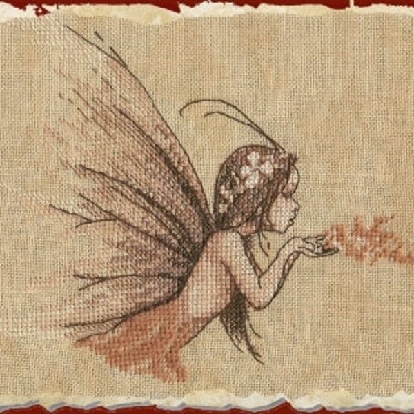 Poussiere de Fee - Fairy Dust by NIMUE. Fairy counted cross stitch Kit or printed pattern