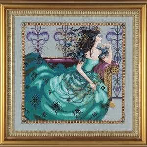 Cassiopeia by Mirabilia Designs 2014 designer Nora Corbett Counted cross stitch pattern, Embellishment Pack