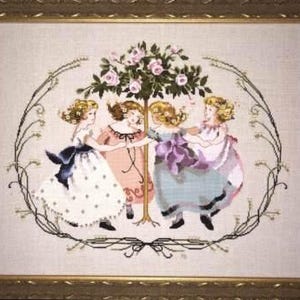 ミラビリアデザインズ2004年デザイナーノラ・コーベットによる「Ring Around The Rose Tree」クロスステッチパターン