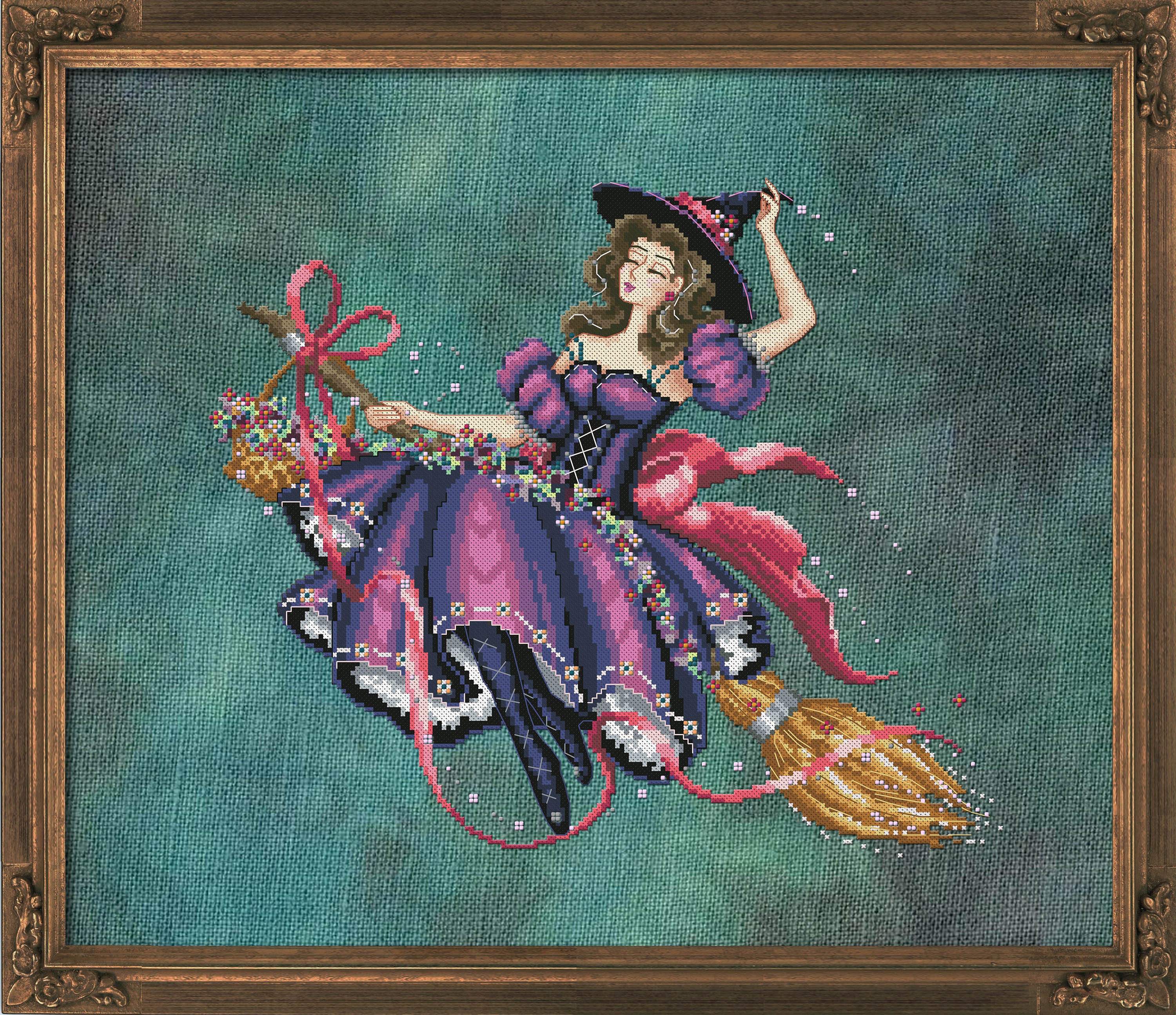 Black Magic Academy - Greta Goldbroom of Bella Filipina Designs 