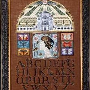 Le Nouveau Sampler by Mirabilia Designs 1999 designer Nora Corbett Counted cross stitch pattern