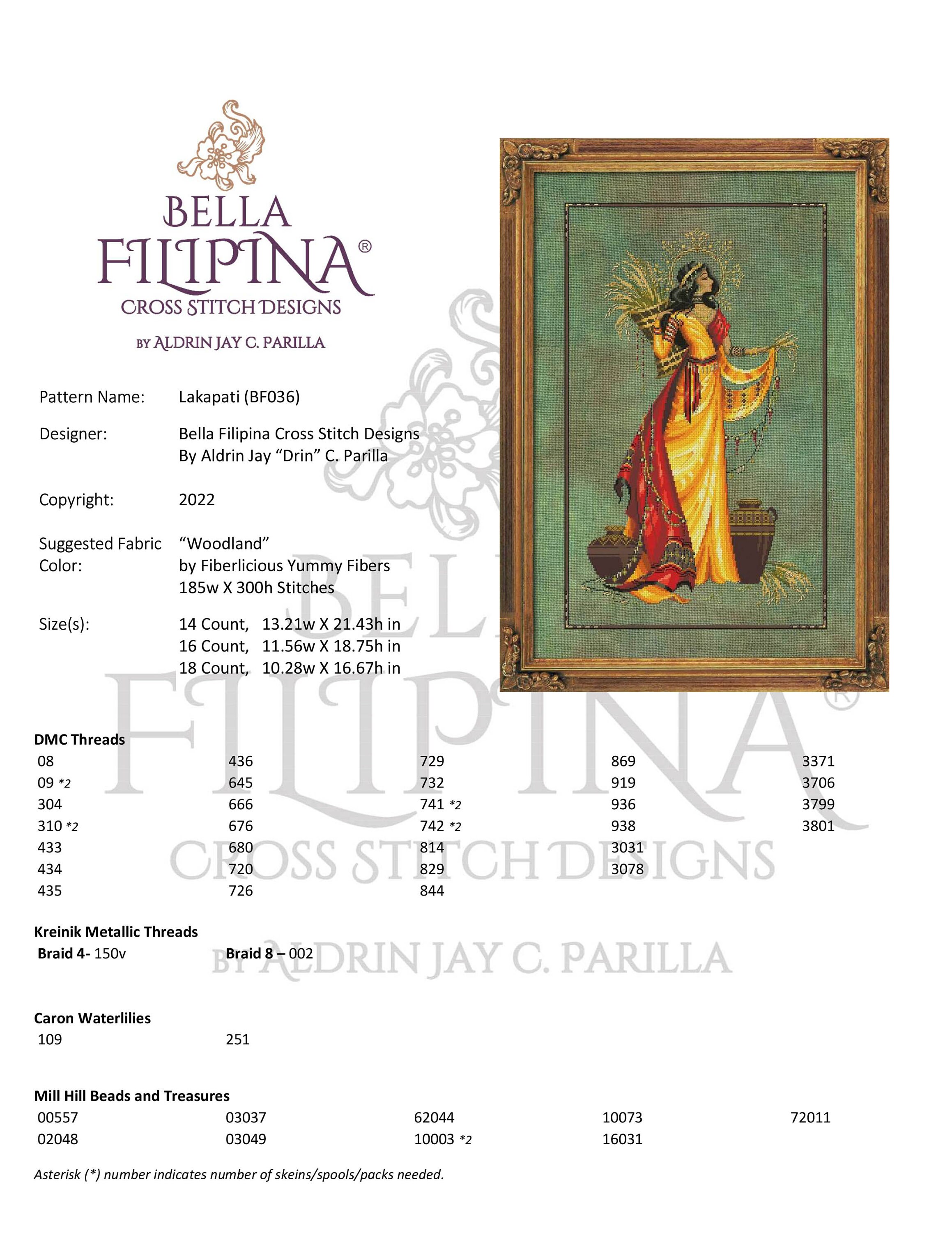 Lakapati of Bella Filipina Designs New Pattern January 2022 