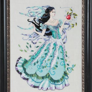 Biancabella by Mirabilia 2013 designer Nora Corbett Counted cross stitch, Embellishment Pack More on OrAbeille.com