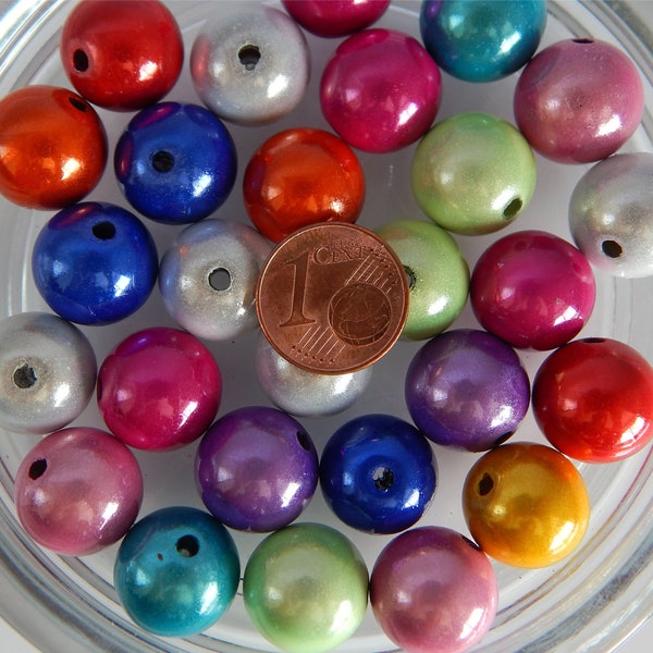 Wholesale 800 Pcs Pangaeawalker AAA Round Acrylic Miracle Beads - 5mm, 11 Colors