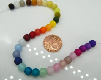 34 Original MINI Polaris Beads 6mm Small 34 Colors Colorful Mix Color Mix Small Balls