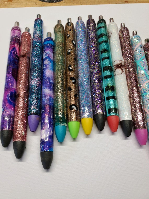 Christmas Glitter Pens, Refillable Gel Pens, Glitter Gel Pen