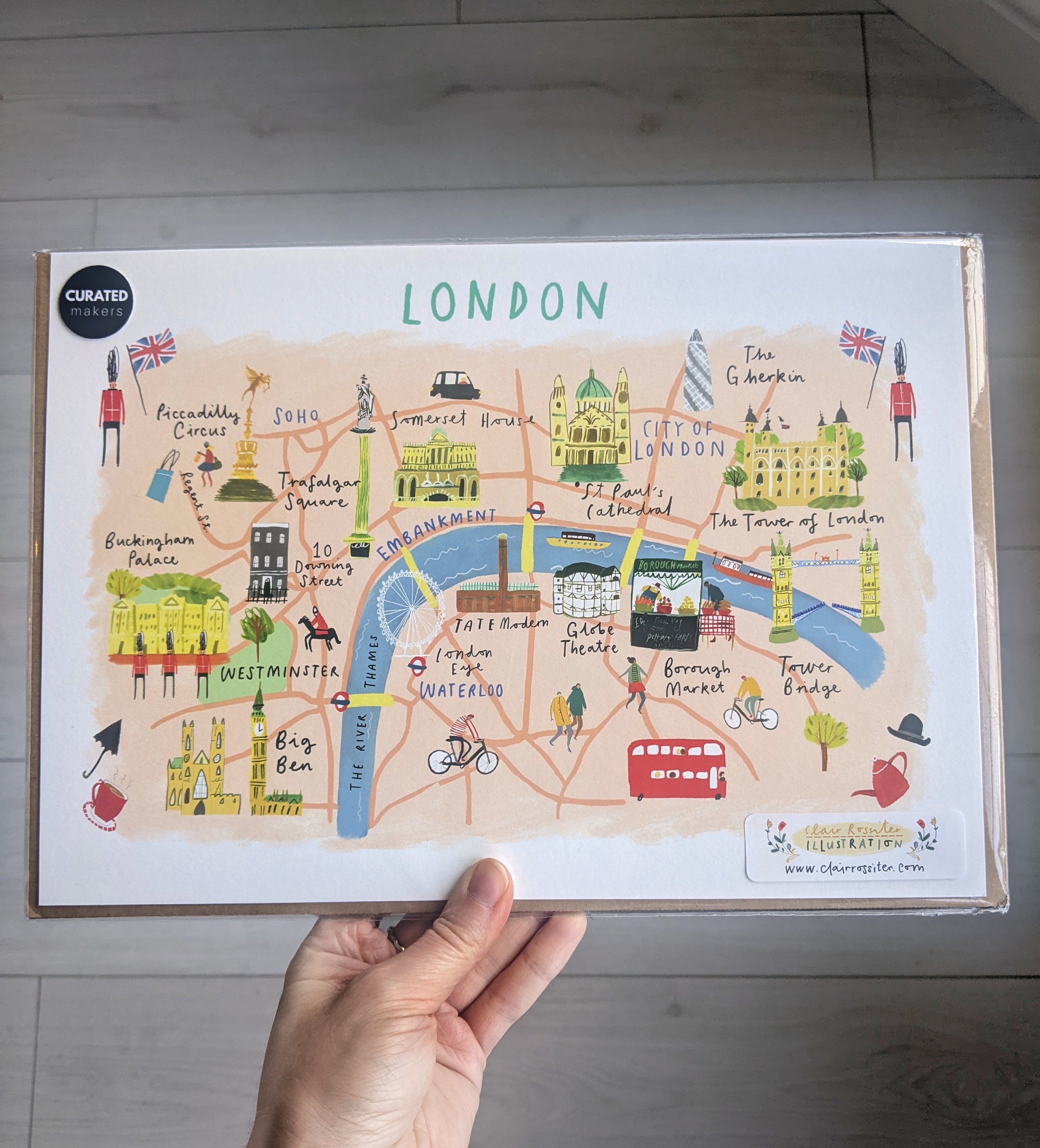 ロンドン購入 FantasticBEAST 地図 ポスター Amazon.co.jp: Hotdogger ロンドン MAP ポスター 大型 ［ A1