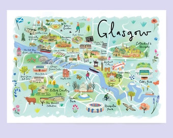 Glasgow Map