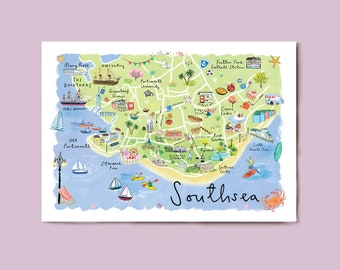 Southsea/ Portsmouth Map