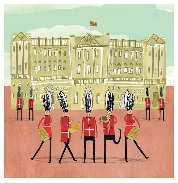 Buckingham Palace London Card - Etsy